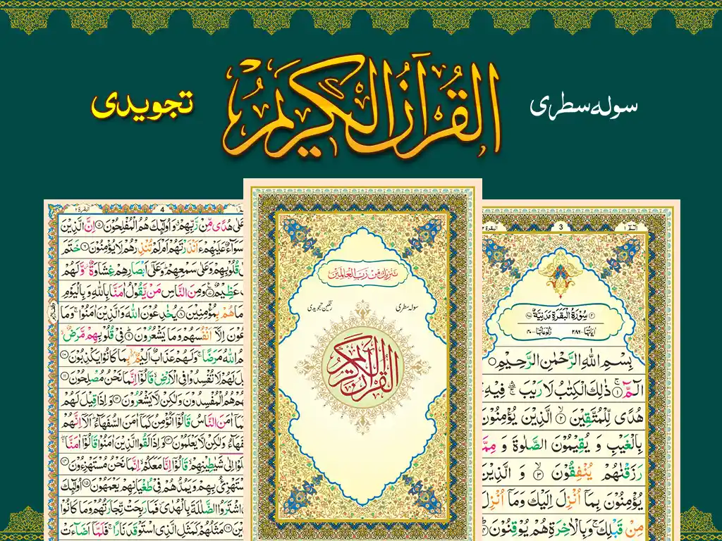 16 Lines Tajweedi Quran cover